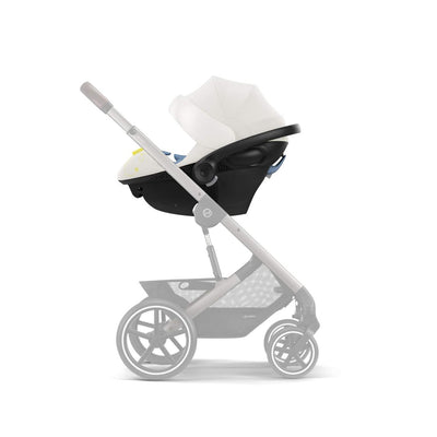 Bebê Conforto Cybex Aton G Swivel Com SensorSafe Seashell Beige - Nosso Assento Mais Leve Até Agora